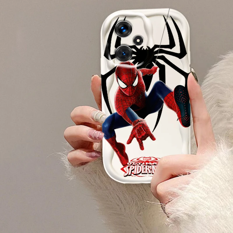 Marvel Spider-Man Art Cool para Xiaomi Redmi Note 13 12 12S 11S 11 10 9 8 10A 9C 9T Pro Plus 5G Wave Oil Back Phone Case - imagen 4