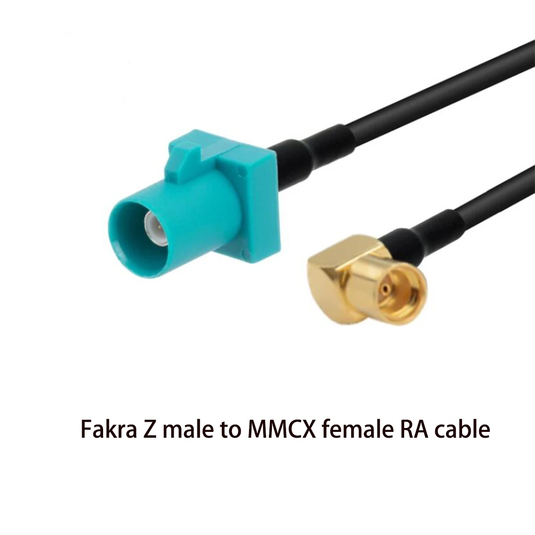 1 unidad Fakra Z macho hembra agua azul a MMCX enchufe Jack recto/RA Cable adaptador RG174 15cm 6 pulgadas/30cm/50cm venta al por mayor nuevo - imagen 5