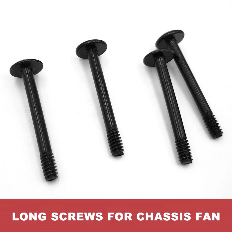 Piezas de ventilador de ordenador de 10 M5, cabeza plana, tornillo corto autorroscante, refrigeración por agua, tornillo largo, caja de 30mm, compartimento para fuente de alimentación - imagen 5