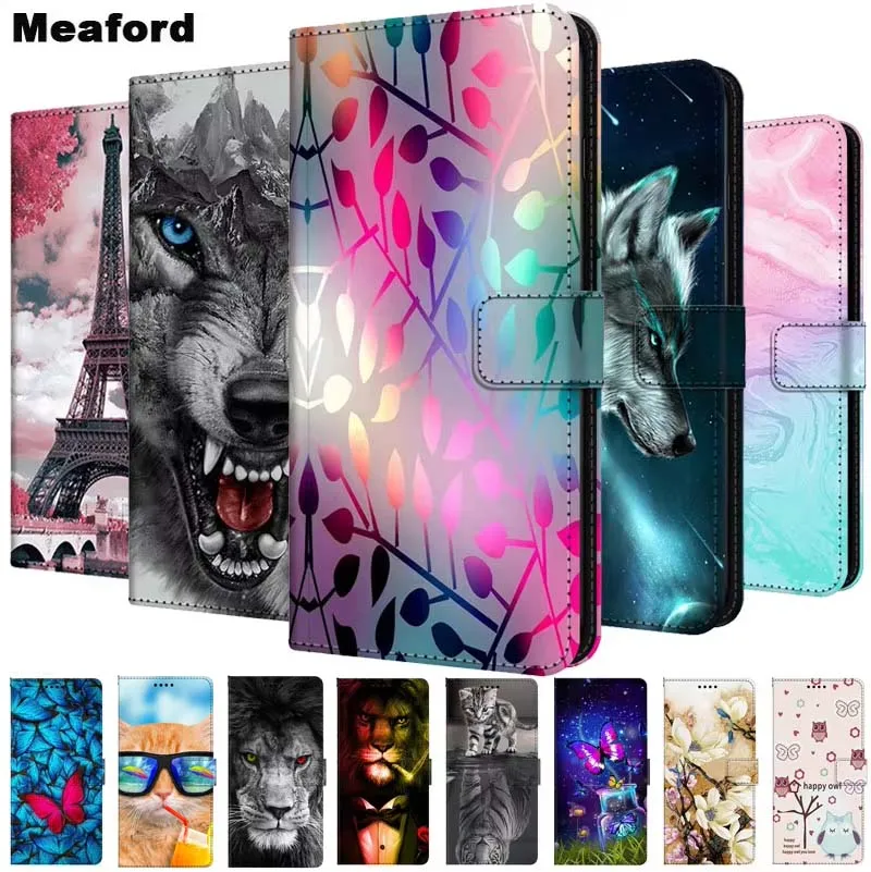Funda de cuero con tapa para teléfono Wiko T50, WikoT3, Fundas de libro para Wiko T50 4G / Wiko T3 T 50, Fundas de billetera, bolsa magnética, Capa