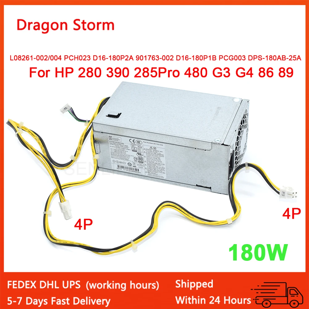 Fuente de alimentación para HP 280, 390, 285Pro, 480, G3, G4, 86, 89, 4Pin, 180W, L08261-002, PCH023, D16-180P1B, 901763-002, PCG004, PCG003, DPS-180AB-25A - imagen 2