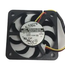 Ventilador ADDA 12V Ultradelgado 4 cm Silencioso Antivibración