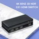 4K 60hz 3x1 Switch
