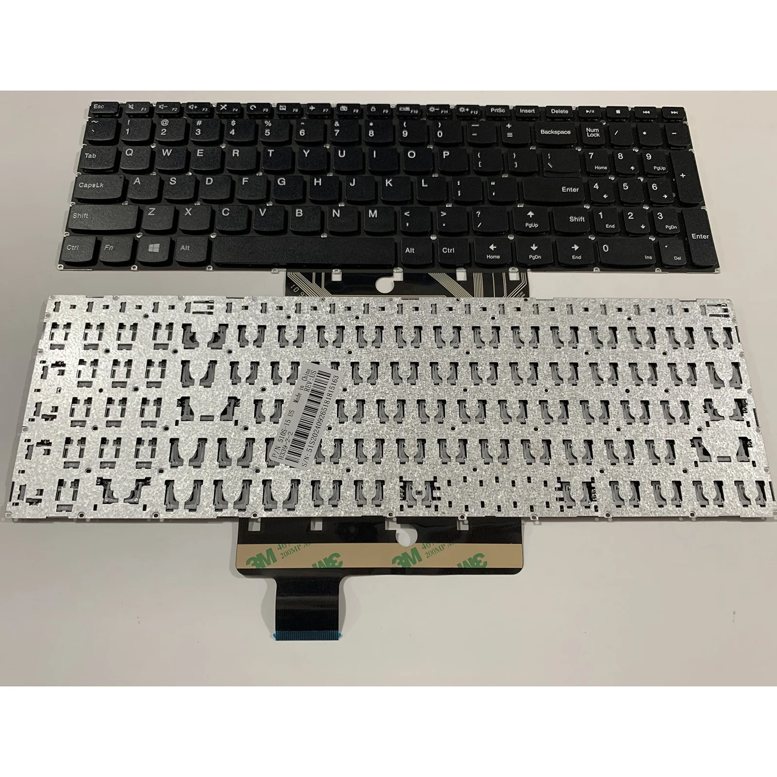 Teclado de ordenador portátil con diseño estadounidense para Lenovo 310S-15IKB 310S-15ISK 510S-15IKB 510S-15ISK - imagen 4