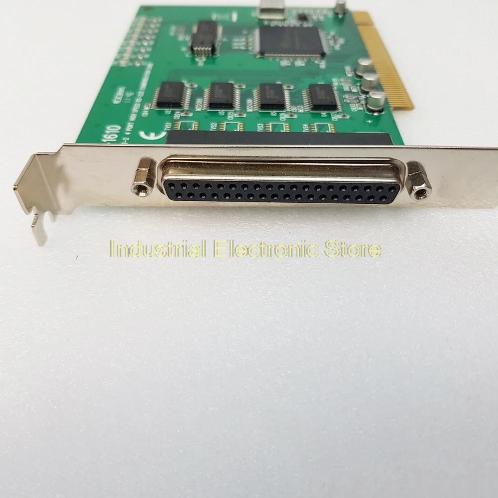 Buena calidad Tarjeta de comunicación PCI RS-232 de alta velocidad de 4 puertos protección contra sobretensiones PCI-1610 REV.A1 - imagen 5