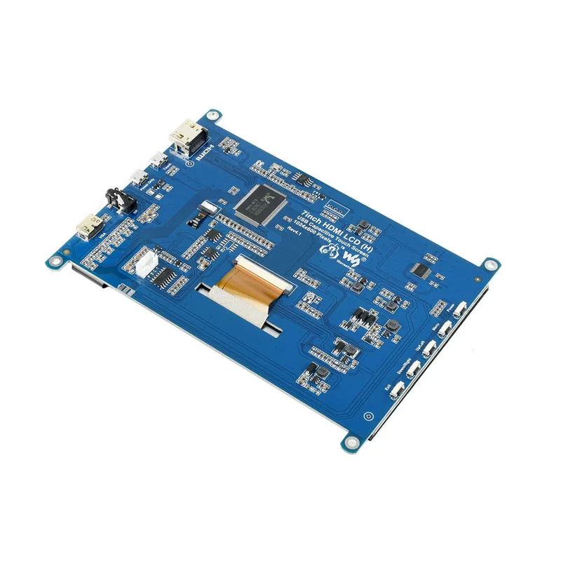 Pantalla táctil capacitiva Raspberry Pi de 7 pulgadas, 1024x600, IPS, HDMI, LCD - imagen 5
