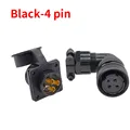 black-4 pin