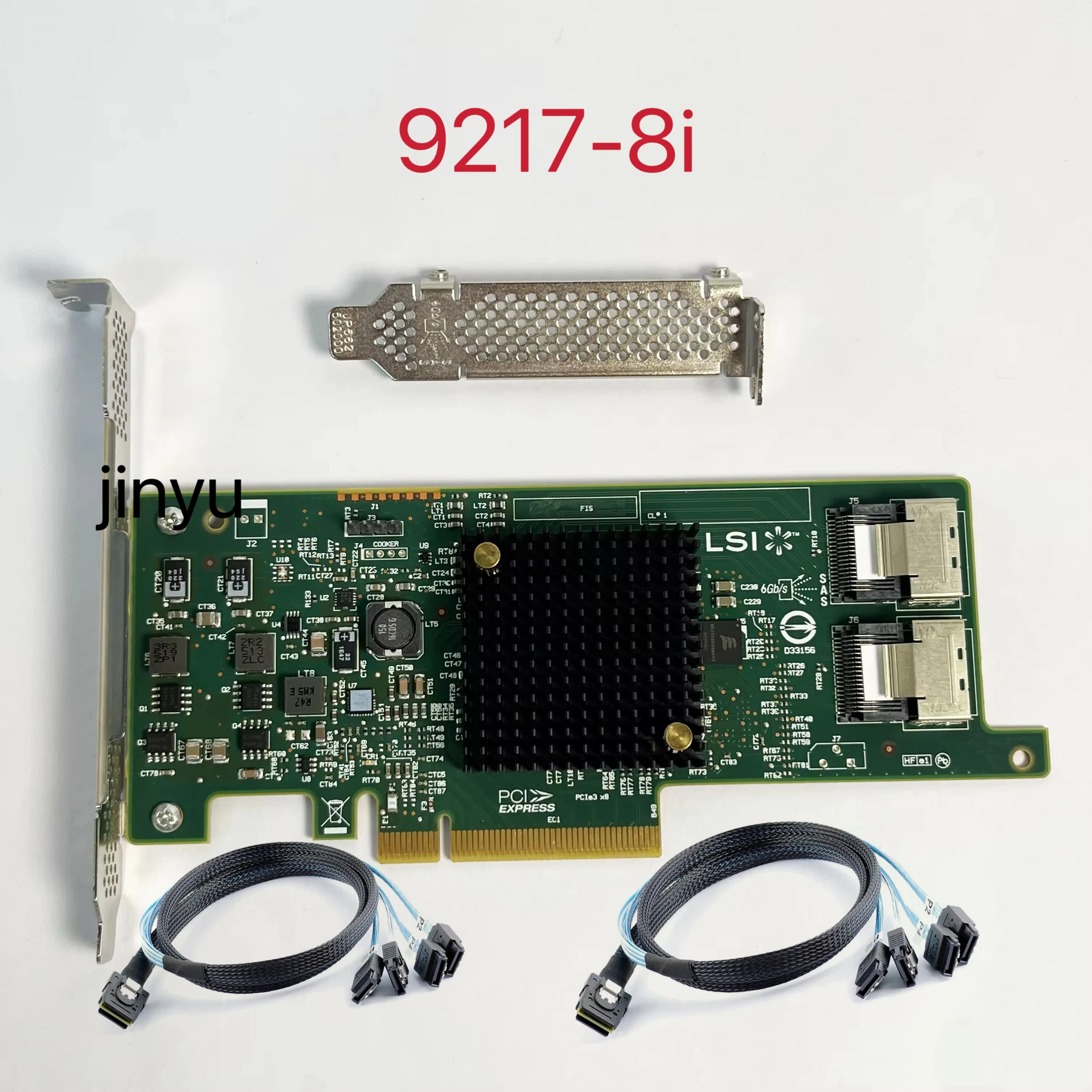 LSI 9217-8I 6Gbs SAS PCI-E 3.0 HBA FW: P20 Modo IT para cables ZFS FreeNAS unRAID+ 2 * SFF-8087 SATA