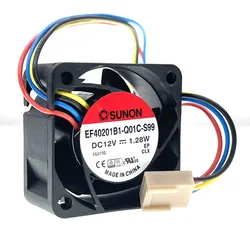 Ventilador 40mm 12V PWM Silencioso – Refrigeración PC Caja
