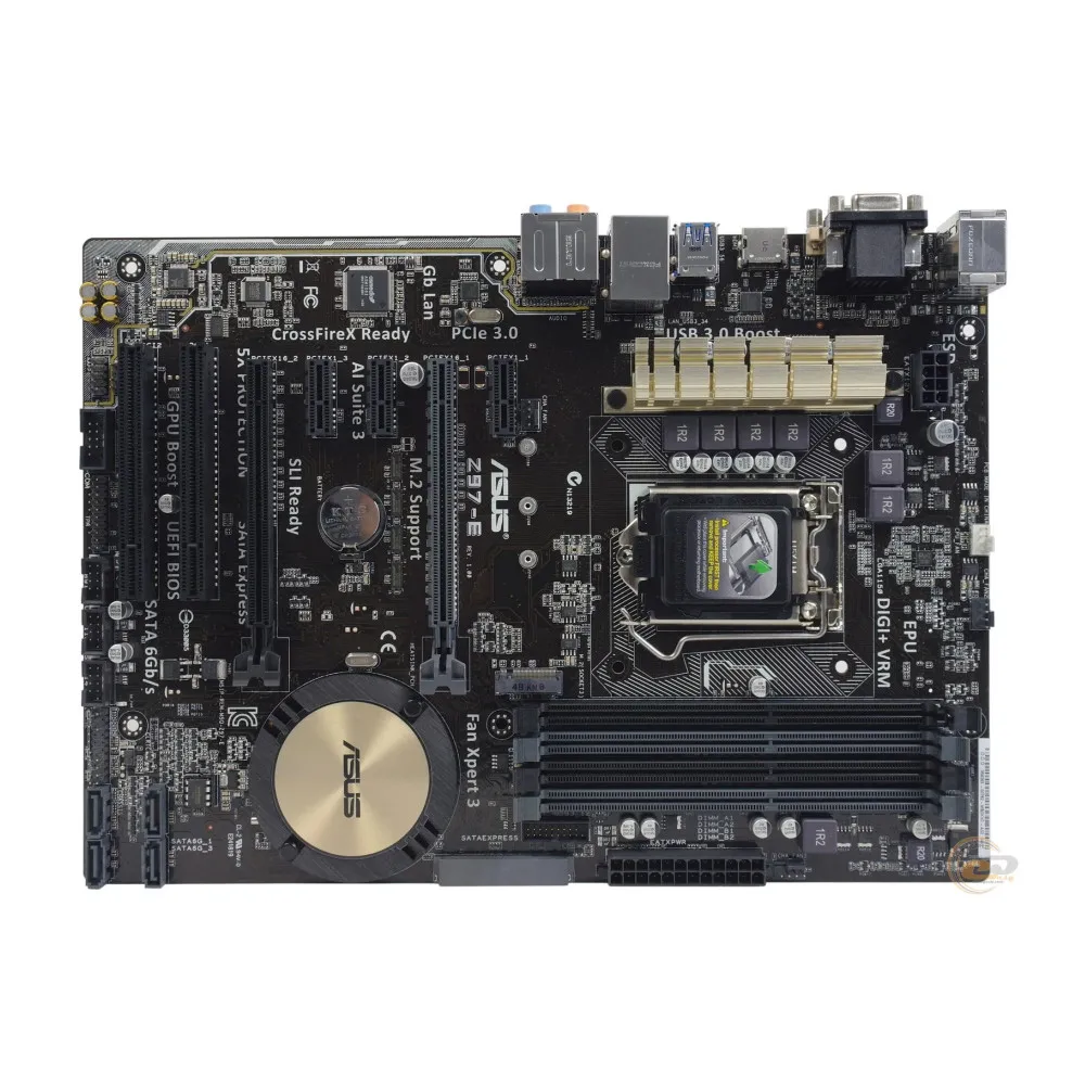 Placa base ASUS Z97-E LGA1150 compatible con i7-4790K i7-4770K i5-4690K i5-4670K CPU DDR3 3200MHz 2xM.2 HDMI ATX Z97 placa base - imagen 4