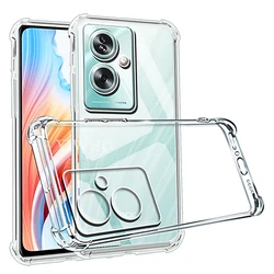 Funda transparente antigolpes de TPU para OPPO A79 5G