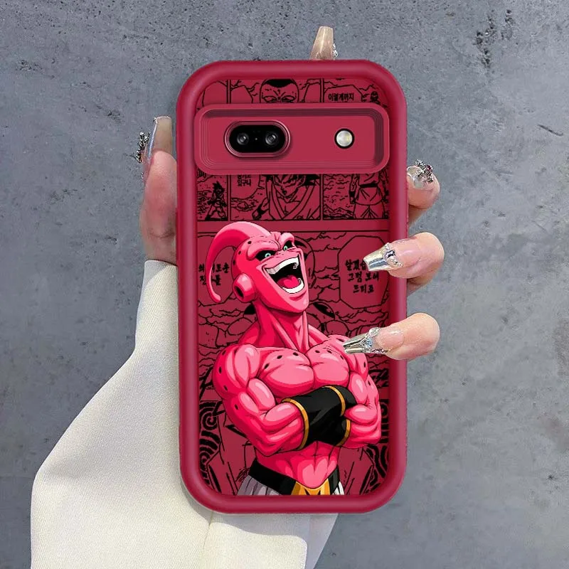 D-Dragon Ball dibujos animados Cool para Google Pixel 9 8 7 8A 7A Pro XL cubierta de la caja del teléfono de la escalera del ojo - imagen 5