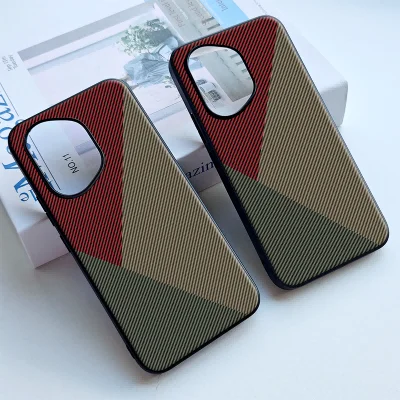 Para Huawei Honor 400 Pro funda de lujo de cuero PU mate empalme funda protectora trasera para Honor 400 Pro versión Global Shell