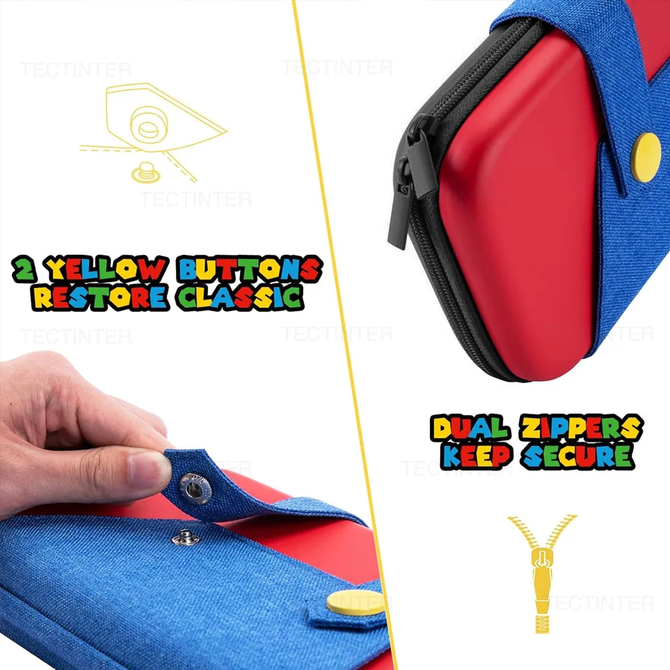 Estuche de viaje de carcasa dura EVA para consola de juegos NS Switch 2, bolsa de almacenamiento protectora portátil para accesorios NS Switch 2 - imagen 5
