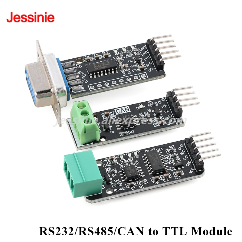 Módulo convertidor de puerto serie hembra TTL, nivel CAN RS232 RS485, TVS de grado Industrial, protección de comunicación, enchufe de DB-9, 2 uds./1 ud. - imagen 2