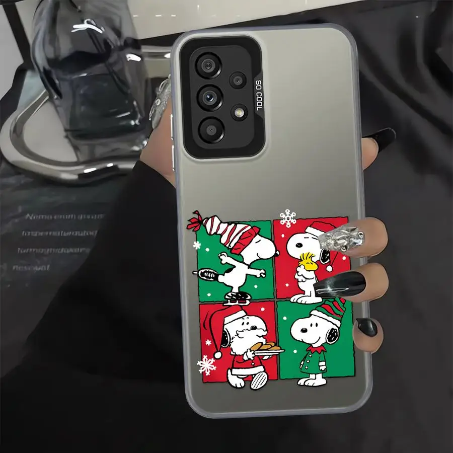 Funda trasera para teléfono Samsung Galaxy A13 A14 A21s A23 A24 A25 A26 A31 A36 A35 A11 A12 A32 A34 A17 A20s A15 A16 Navidad - imagen 2