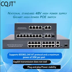 Switch PoE 8 Puertos Gigabit RJ45 – 100/1000Mbps