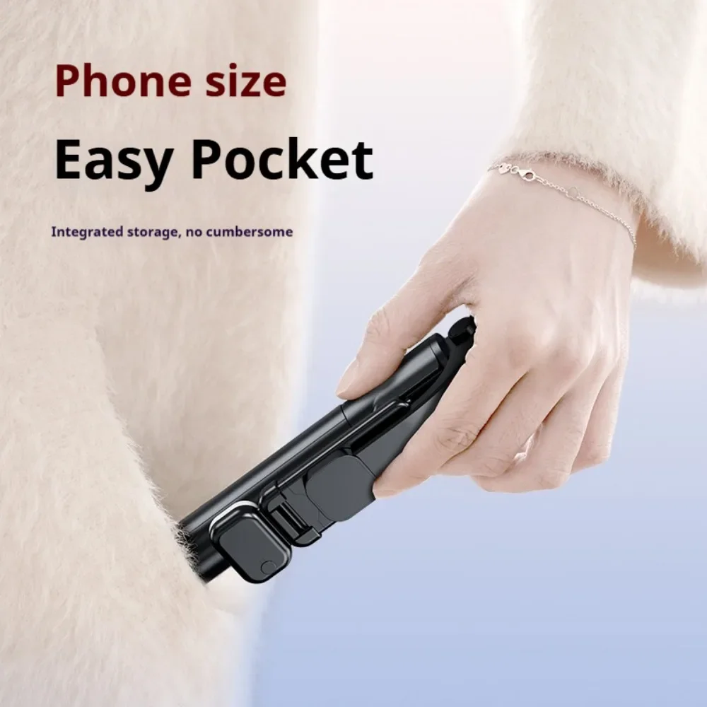 Palo de Selfie inalámbrico con Bluetooth, Mini trípode portátil extensible, soporte de suelo de mano para teléfonos inteligentes de viaje - imagen 4