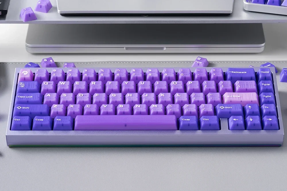 Hifox x Domikey Seven Elements Slime Cherry Profile ABS Doubleshots Juego de teclas para teclado BM60 CSTC75 BM65 BM68 XD60  - imagen 2