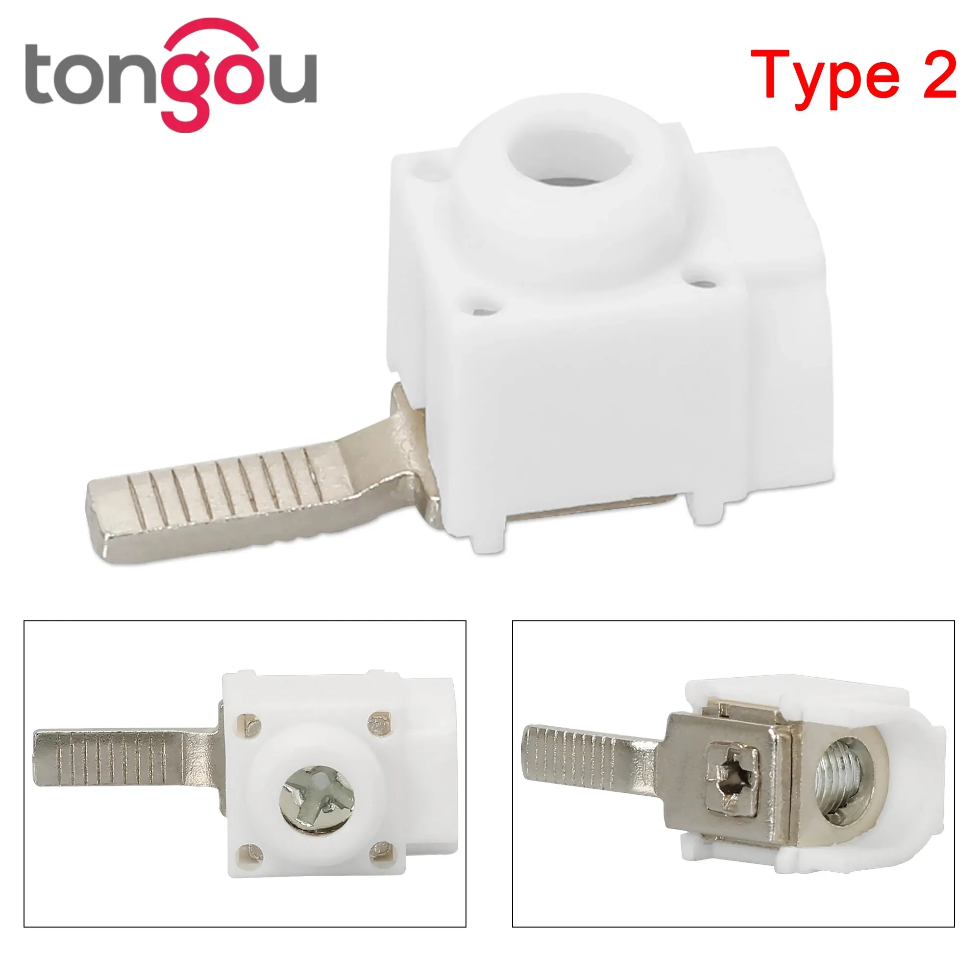 Envío gratis 10 unidades/lote 25 mm² terminales para el disyuntor de la barra de distribución caja de cable eléctrico TONGOU - imagen 3