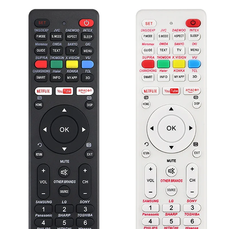 Reemplazo de control remoto de TV universal multimarca RM-L1130+12 - imagen 5