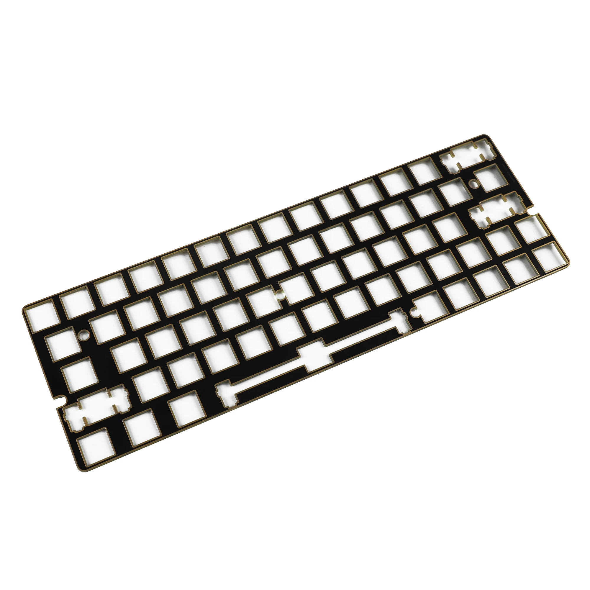 Placa de latón FR4, placa de posicionamiento, estabilizadores montados en la placa para GH60, XD64, GK64, Gk64x, GK64xs