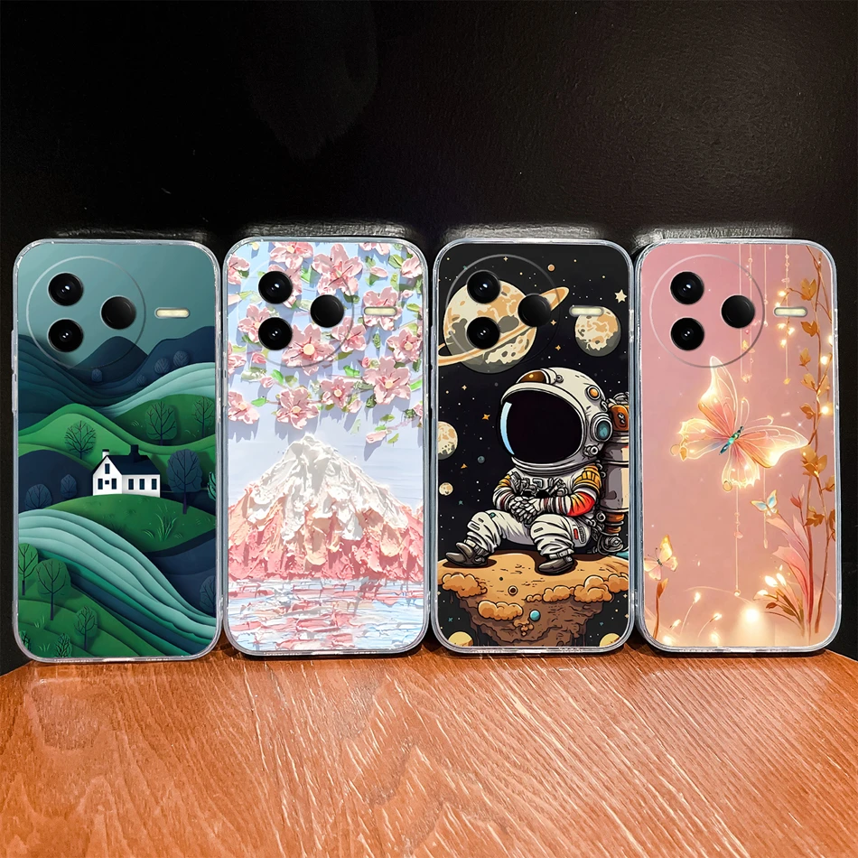 Para Redmi K80 Pro funda de teléfono patrones de estilo único carcasa ligera para Redmi K 80 carcasa de silicona transparente de TPU suave y delgada - imagen 4