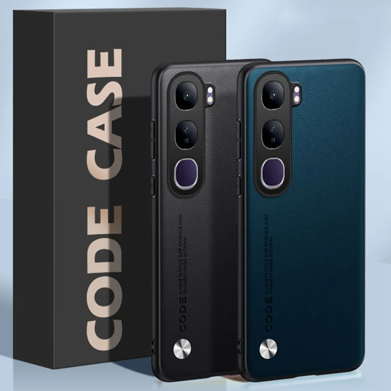 Funda de cuero PU de lujo para Vivo V40 Lite 4G, funda trasera de silicona mate a prueba de golpes, funda de teléfono de protección completa para Vivo V40 Lite 5G - imagen 4