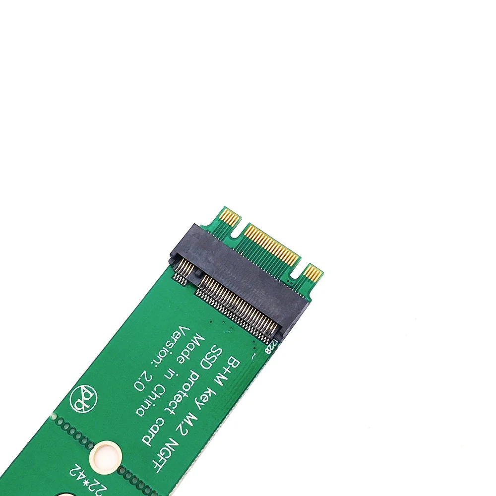 Tarjeta de protección de prueba de interfaz M.2 SSD Key B + M Key NGFF macho a hembra, placa de extensión de ranura, tarjeta adaptadora de expansión de transferencia - imagen 4