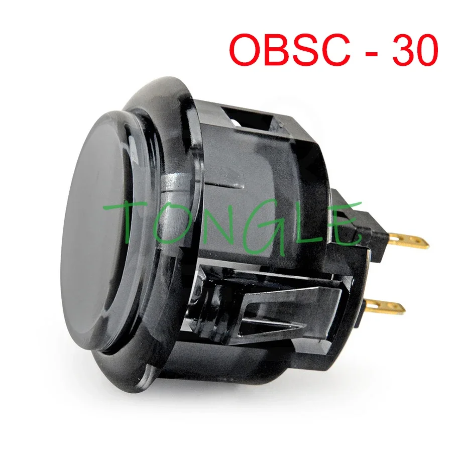 Botones pulsadores Sanwa originales para Arcade, botón transparente colorido, piezas de juego Jamma Mame, 6 colores disponibles, OBSC-30, 24 mm, 30 mm - imagen 4