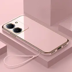 Vivo Y36 Funda TPU Suave Lujo Bordes Rectos