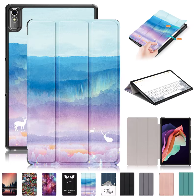 Funda de cuero duro para tableta Lenovo Tab P11 Gen 2 Gen2, cubierta de pintura trasera para Lenovo Tab P11 2nd Gen tb350fu tb350xu, funda de 11,5"