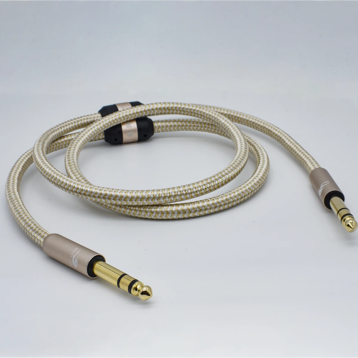 Cable de Audio Hifi TRS de 1/4 pulgadas, enchufe estéreo 6,35 a enchufe 6,35 para Monitor, tarjeta de sonido, Cable equilibrado SPC 1M 2M 3M 5M 8M 10M 15M - imagen 3