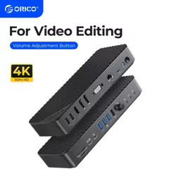 ORICO Estación USB-C 19 en 1 – HDMI 4K, VGA, RJ45, PD, Audio