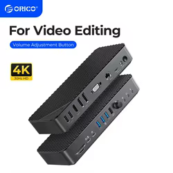 ORICO Estación USB-C 19 en 1 – HDMI 4K, VGA, RJ45, PD, Audio