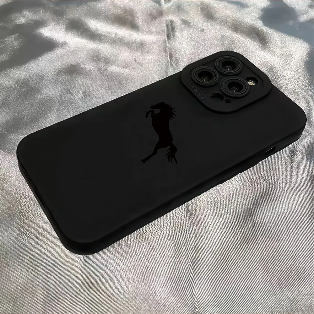 Funda de teléfono con estampado de caballo oscuro creativo para Xiaomi 15T, fundas Xiaomi Mi 11 Lite 14 14T 13T 12T Poco X7 X6 X5 M6 F6 F7 Pro F5 - imagen 3