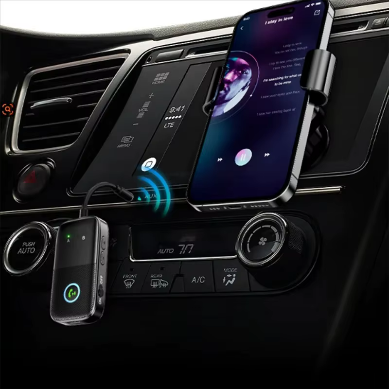 Receptor Bluetooth 5,4, adaptador Bluetooth colorido RGB, adaptador de Audio inalámbrico AUX de 3,5mm para amplificador, altavoz, PC, TV, receptor de coche - imagen 4