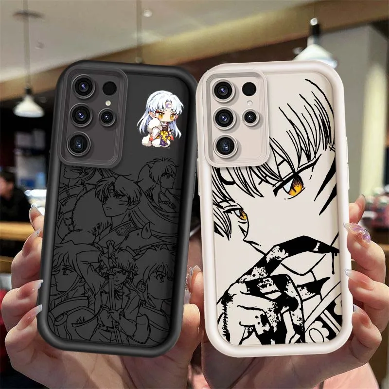 Seshomaru Anime para Samsung Galaxy S25 S24 S23 S22 S21 S20 Ultra Plus FE 5G Eye Ladder funda de teléfono - imagen 2