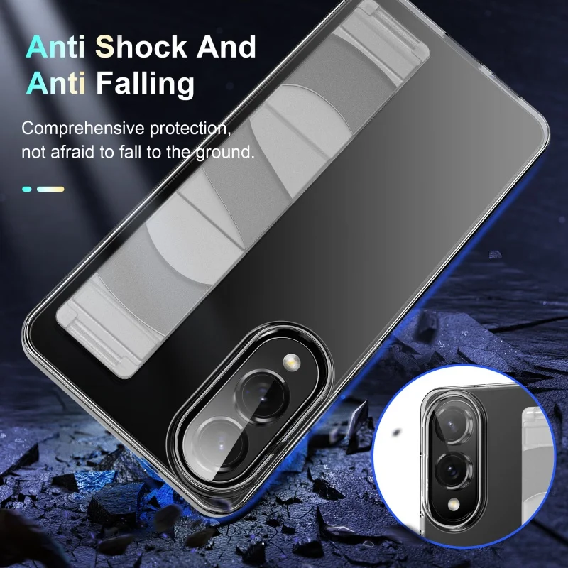 Funda de teléfono con soporte para correa de muñeca elástica de silicona suave de lujo para Samsung Galaxy S25Edge S24 S23 Ultra Plus, funda dura mate fina - imagen 5