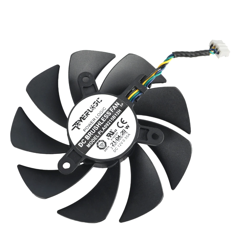 87MM PLA09215B12H rodamiento de bolas RTX3070 RTX3080 RTX3090 ventilador de tarjeta de vídeo para Dell RTX 3070 3080 3090 ventilador de refrigeración de tarjeta gráfica - imagen 3