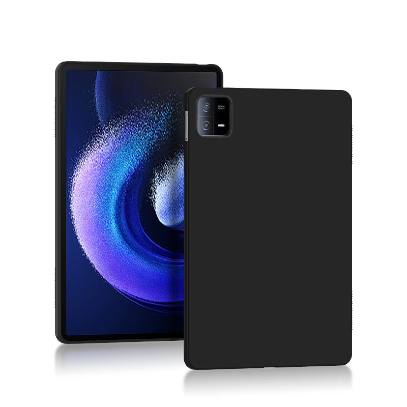 Funda blanda para tableta AJIUYU para Xiaomi Pad 6 Pro 11 pulgadas Mi Pad 6 MiPad 6 Pro mipad6 silicona TPU carcasa protectora trasera negra - imagen 3