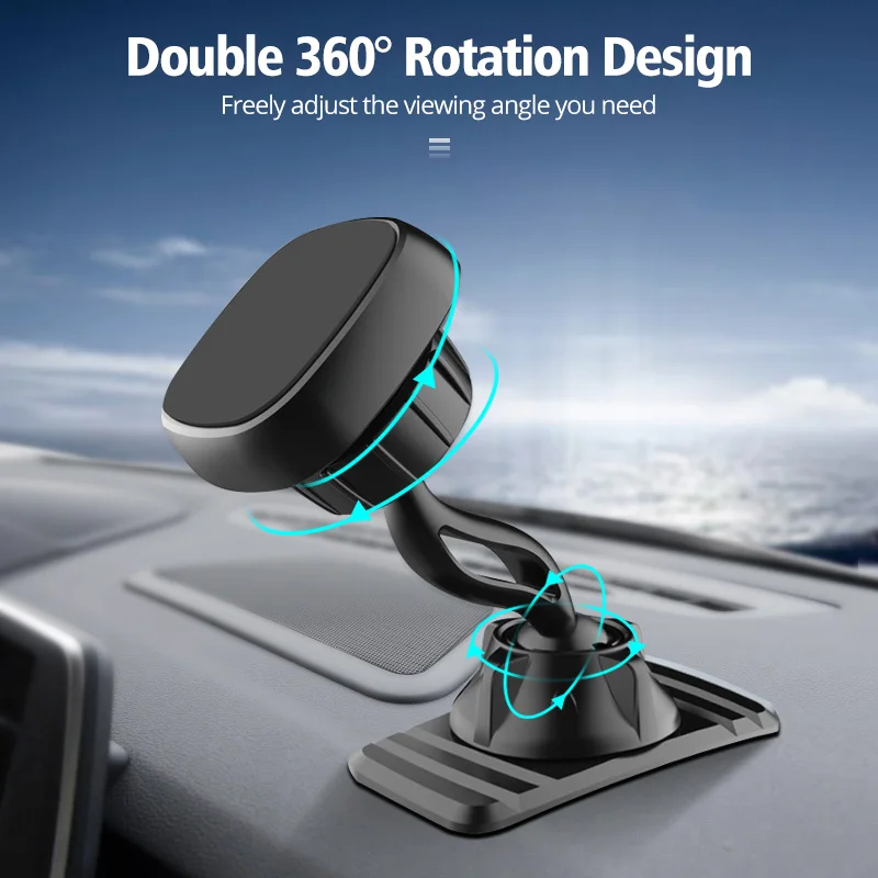 Soporte Magnético Coche 360° – Cabezal Bola 17mm para Teléfono - imagen 5