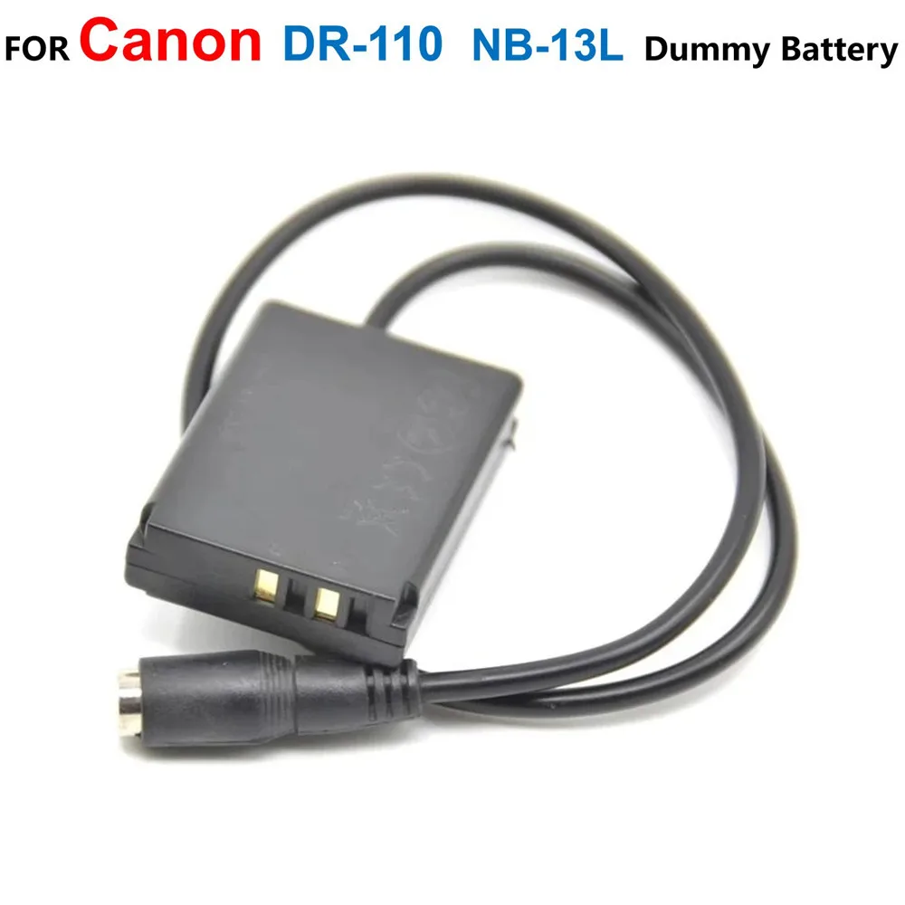 DR-110 DR110 acoplador CC NB-13L NB13L batería falsa para Canon PowerShot G5 G7 X Mark II G5X G7X MII G9X S620 S720