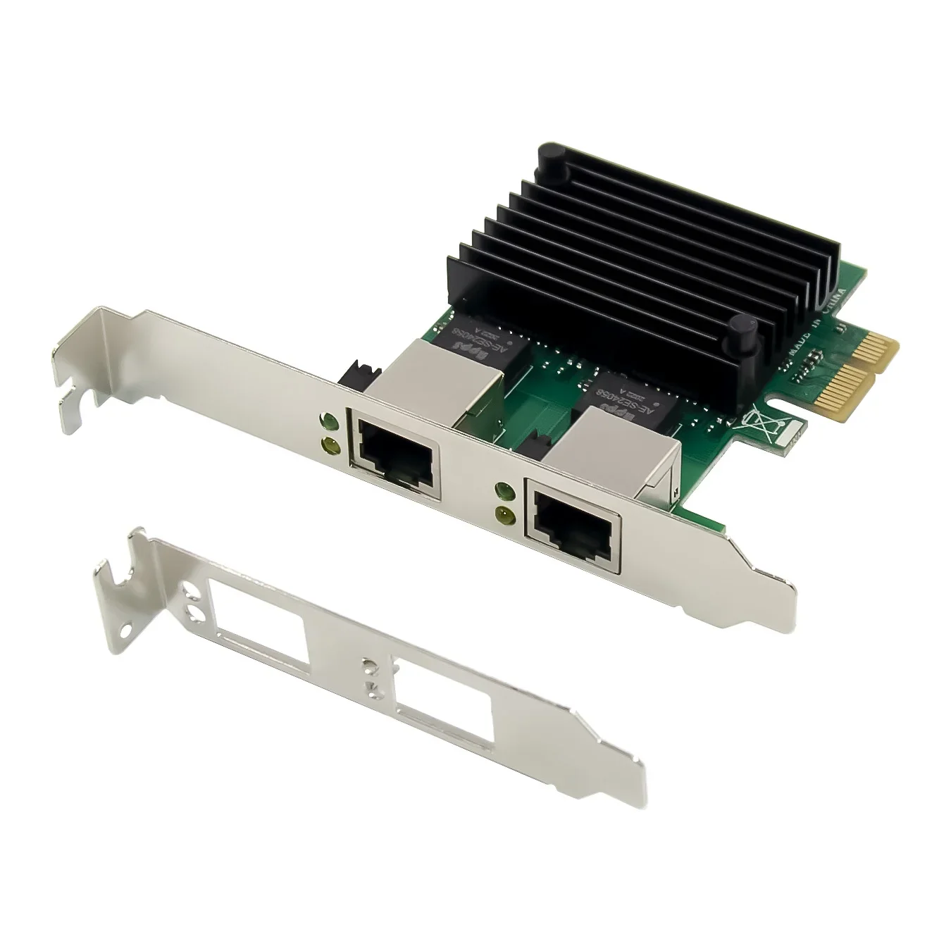 Adaptador de red de doble puerto PCI Express RTL8125 PCIE LAN 10/100/1000M/2,5G