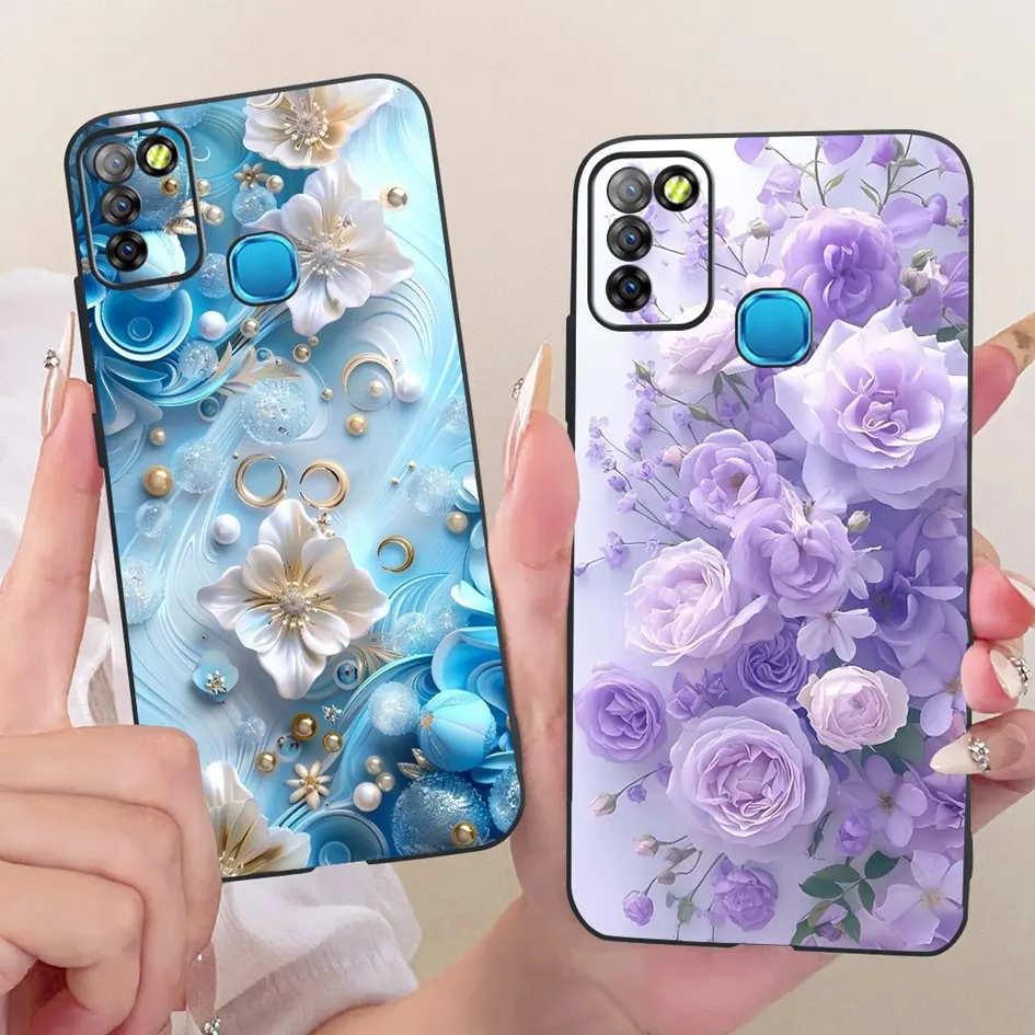 Funda de silicona con dibujos animados para Infinix Smart 5/Hot 10 Lite/Hot 11 Lite X657 X657C X657B, Fundas suaves de TPU a prueba de golpes - imagen 2