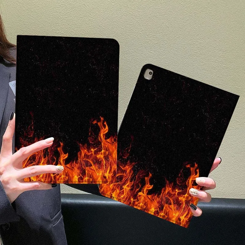 Funda con llamas de rosa oscura roja para Huawei Honor Tab Magic Pad GT 6 X9 X8A X8 V8 V7 9 8 2 3 13,3 10 Pro pulgadas