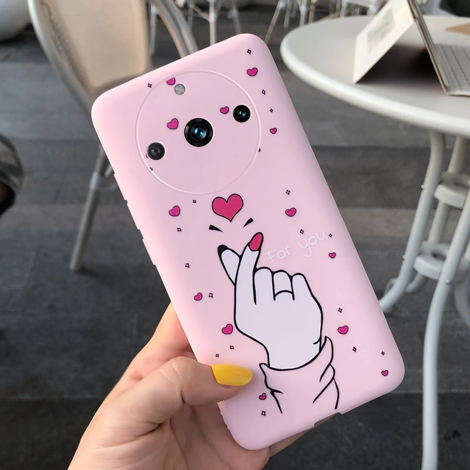 Funda de silicona blanda para teléfono móvil, carcasa Popular pintada en caramelo para Realme 11 Pro Plus Realme11 Pro +, parachoques, RMX3771 - imagen 3