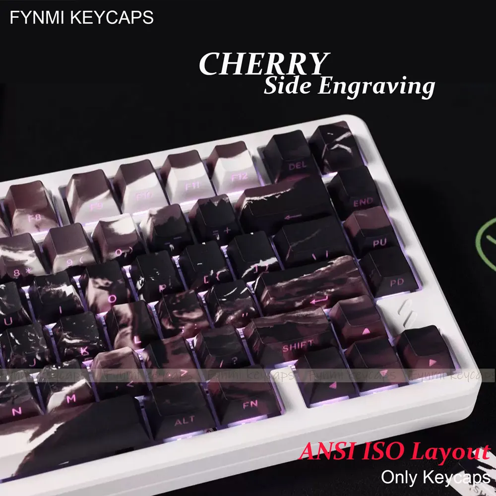 Levi Ackerman ATTACK ON TITAN ISO/ANSI Layout 5 sublimación de tinte facial PBT cereza perfil teclas de grabado lateral - imagen 5