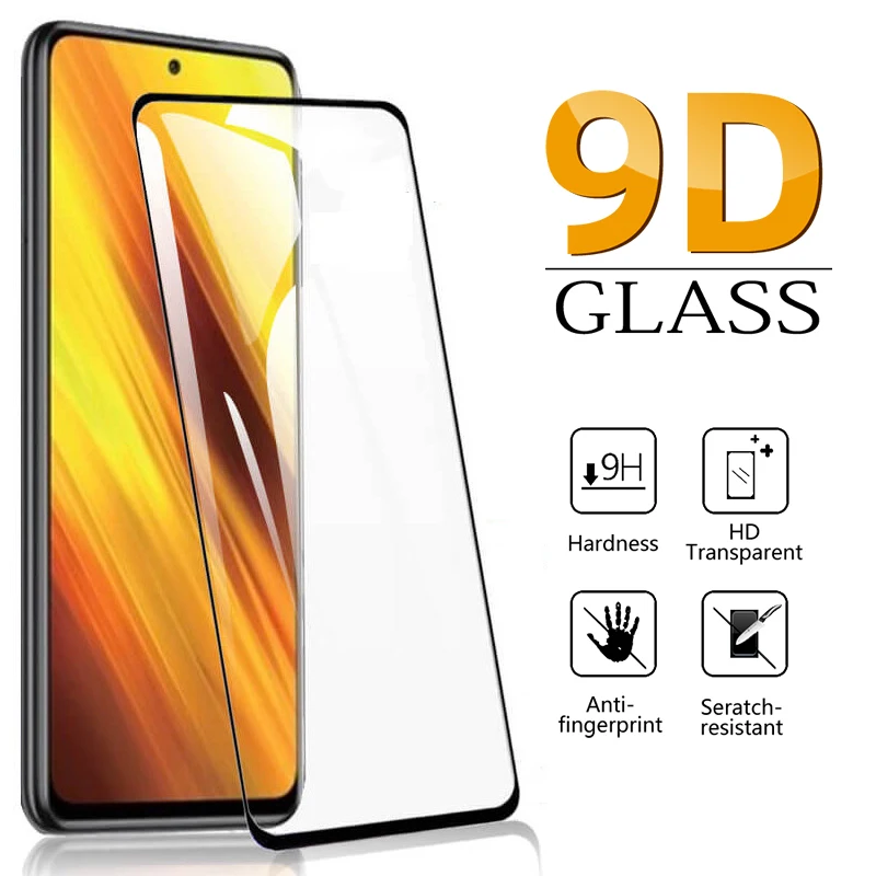 Para Poco F3 vidrio templado Xiaomi Redmi Note 11 Pro Plus 10 9 8 7 10s 9s 10C 9C NFC 11s Poco F4 GT X3 X4 M4 Pro Protector de pantalla - imagen 2