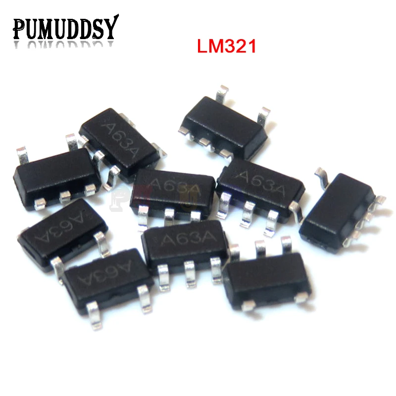 20 piezas LM321 SOT23-5 SOT23 LM321MFX SOT-23 amplificador operacional único de baja potencia Descripción General IC